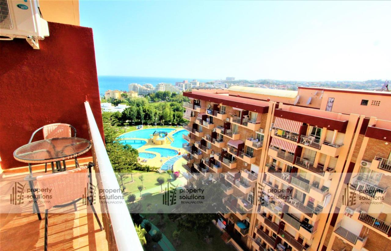 806 Minerva Apartamento - Vista al mar, la piscina y la montaña - Excelente wifi Benalmádena Exterior foto